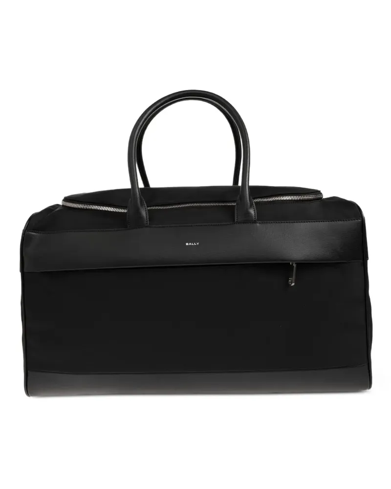 Bally Vogel Tote Bag aus Leder - Schwarz Schwarz