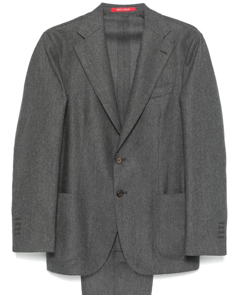 Bagnoli Sartoria Napoli Klassischer Anzug - Grau Grau
