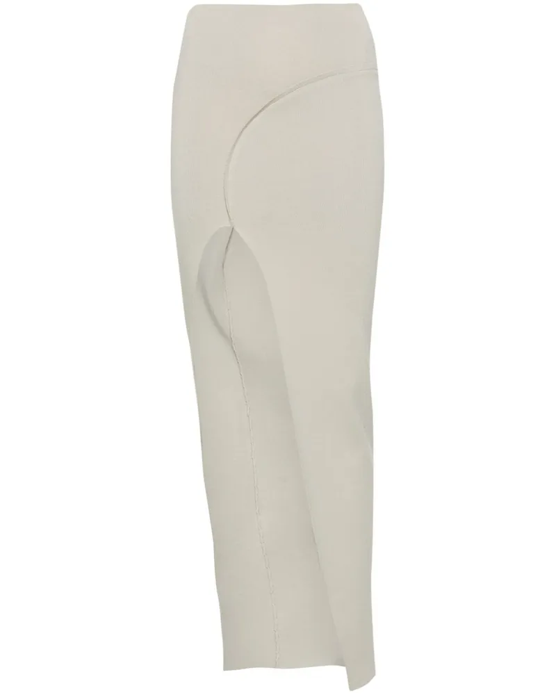 Rick Owens Theresa Bleistift-Maxirock - Nude Nude
