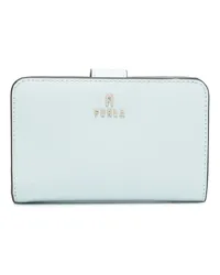 Furla Portemonnaie mit Logo-Schild Blau