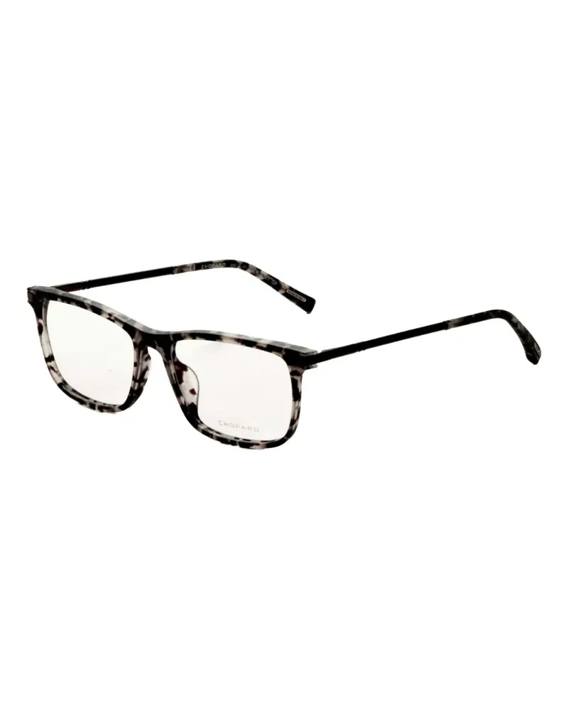 Chopard Eckige Brille in Schildpattoptik - Grau Grau
