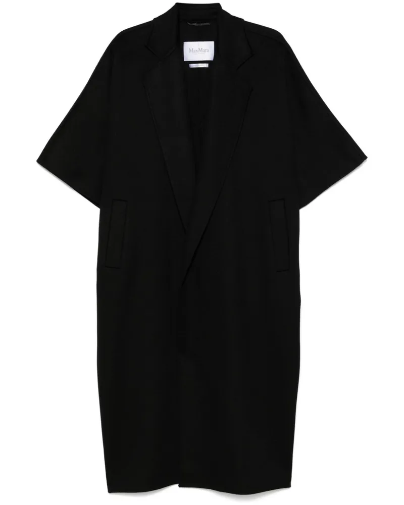 Max Mara GItano Mantel - Schwarz Schwarz