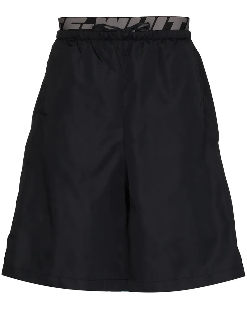 OFF-WHITE Industrial Surfer Badeshorts - Schwarz Schwarz