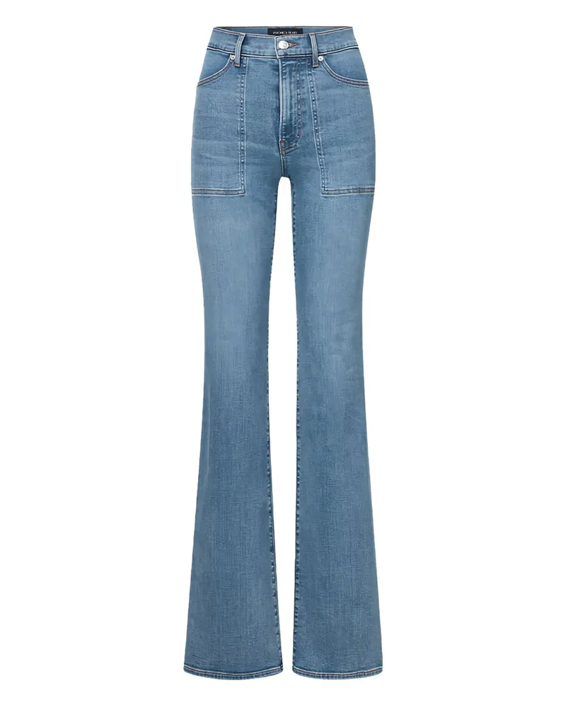Veronica Beard Ausgestellte Wide-Leg-Jeans - Blau Blau