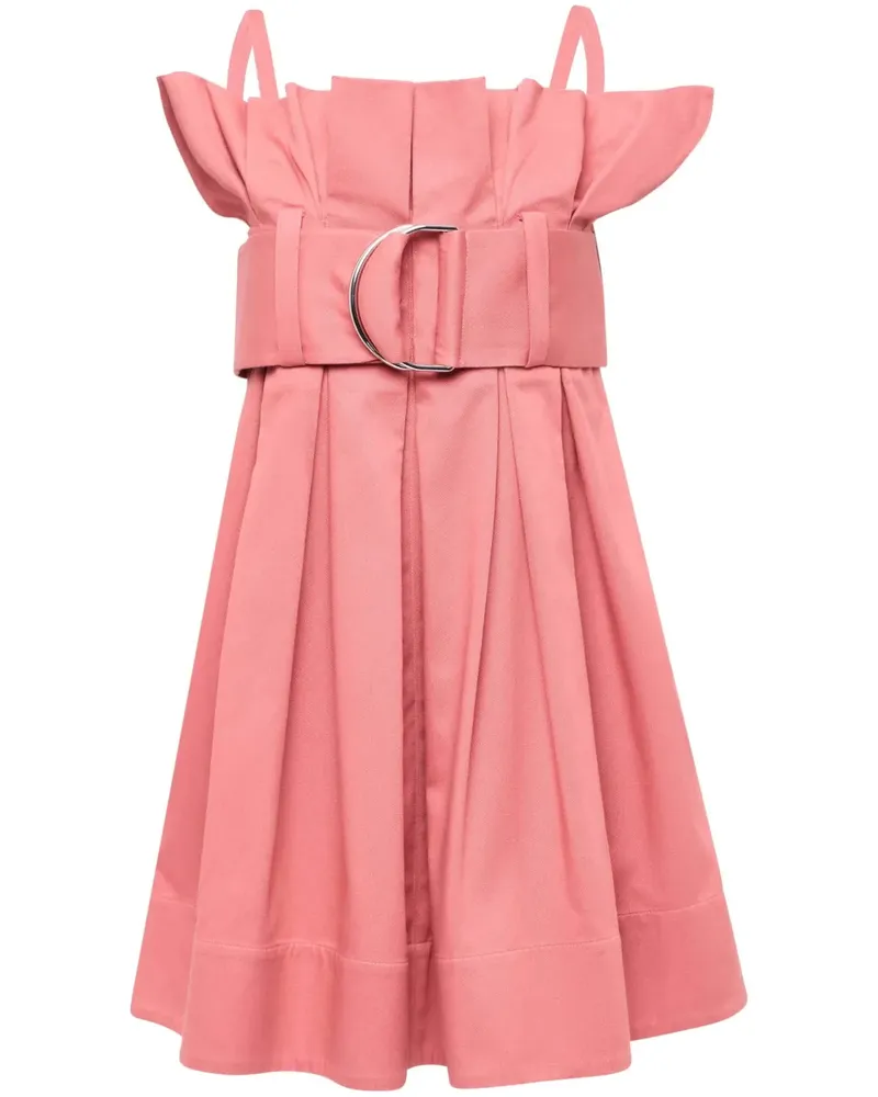 J.W.Anderson Plissiertes Minikleid mit Gürtel - Rosa Rosa