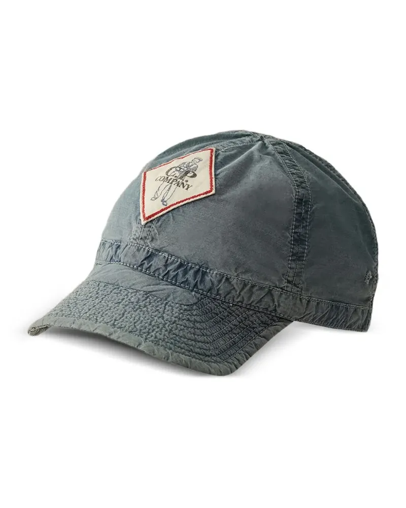 C.P. Company logo-patch baseball cap - Blau Blau