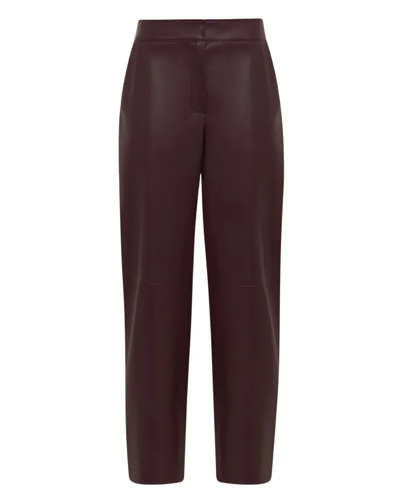 Alpha Studio elasticated-waist trousers - Braun Braun