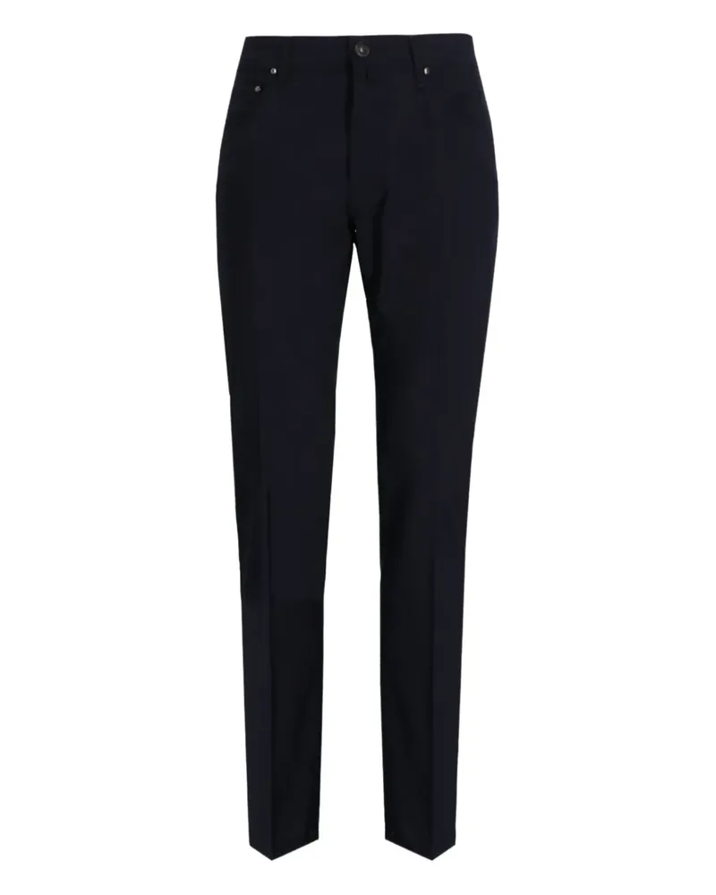 Jacob Cohën Hose mit Logo-Patch - Blau Blau