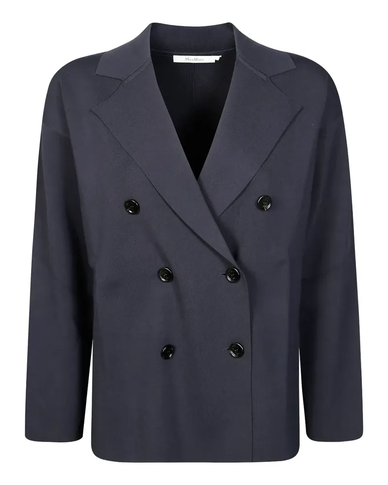 Max Mara Doppelreihiger Subdolo Blazer - Blau Blau