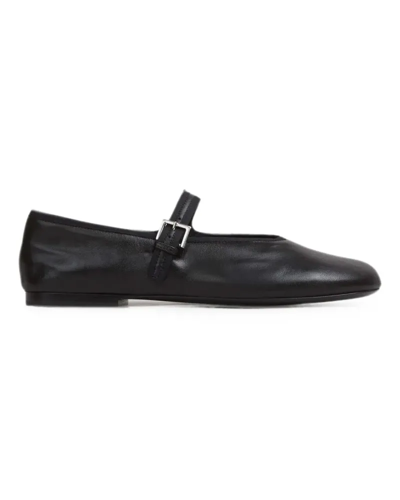 The Row boheme buckle-strap ballet flats - Schwarz Schwarz