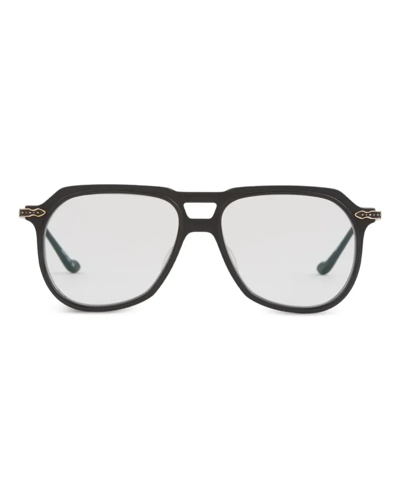 MATSUDA Klassische Pilotenbrille - Schwarz Schwarz