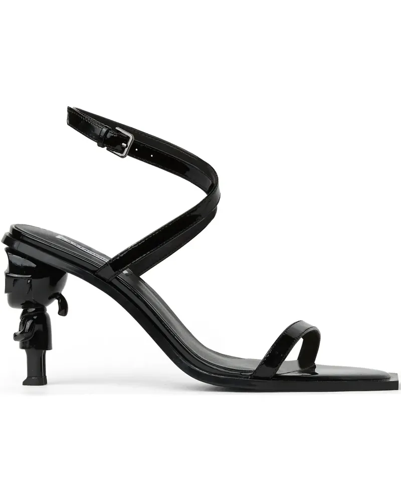 Karl Lagerfeld Sandalen mit NFT-Absatz - Schwarz Schwarz