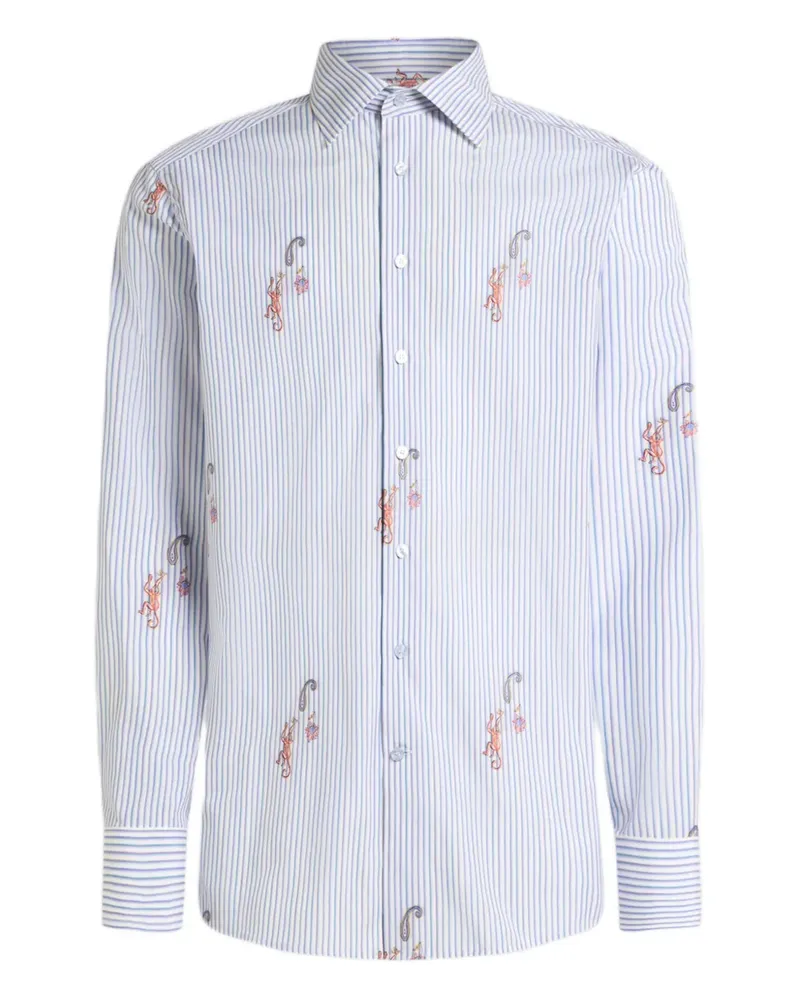 Etro Hemd aus Jacquard - Weiß Weiß