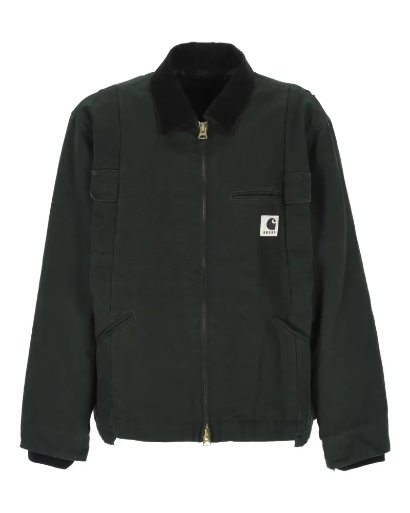 Sacai x Carhartt WIP Duck long-sleeves jacket - Grün Grün