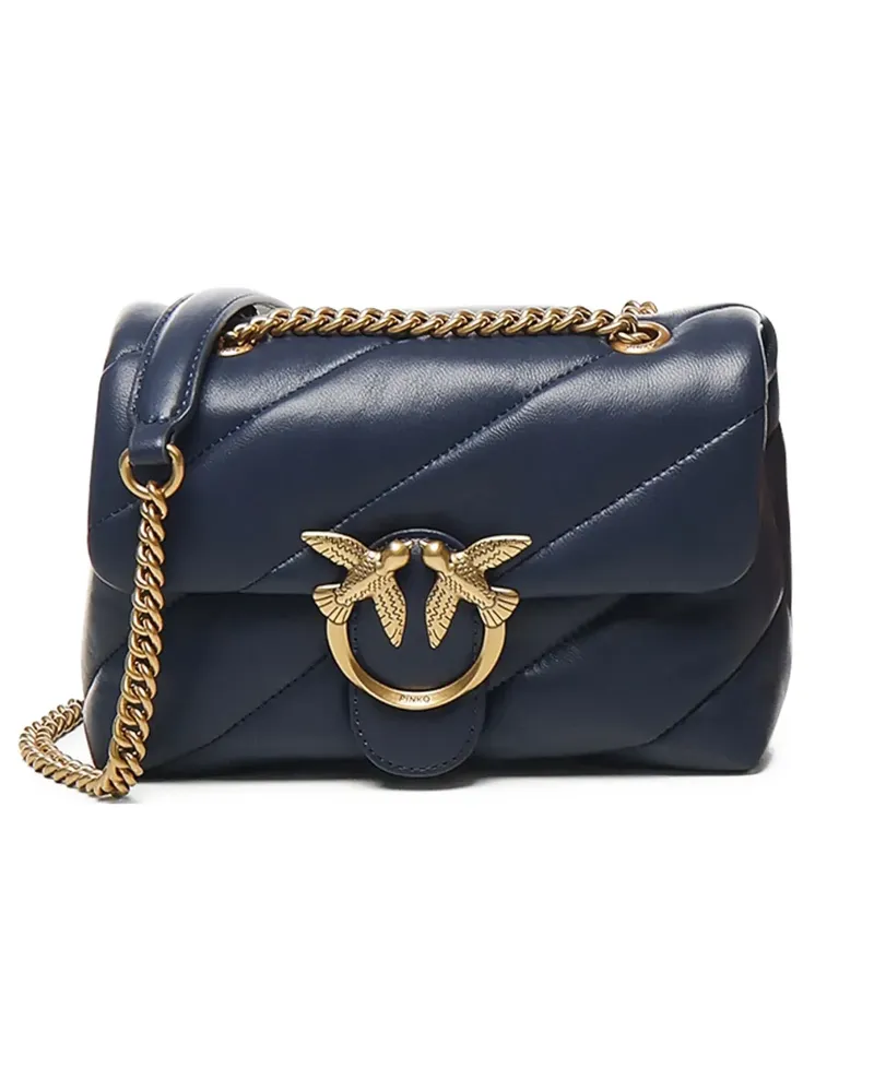Pinko Gesteppte Schultertasche - Blau Blau