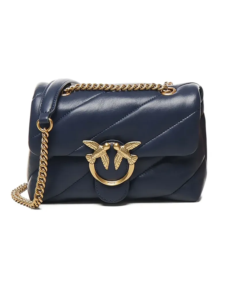 Pinko Gesteppte Schultertasche - Blau Blau