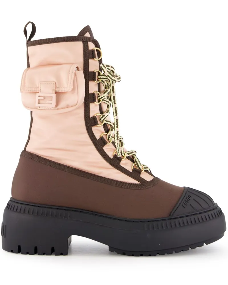 Fendi Domino Stiefel 55mm - Rosa Rosa