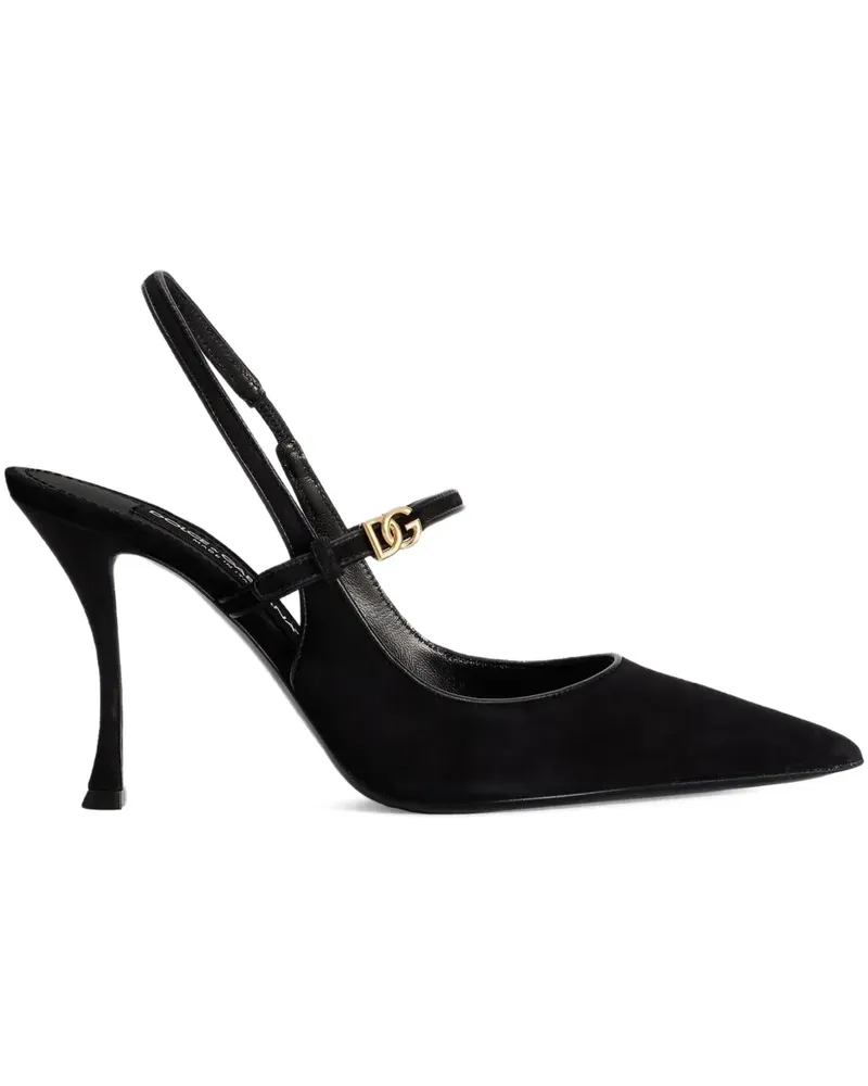 Dolce & Gabbana Pumps mit Slingback-Riemen 90mm - Schwarz Schwarz