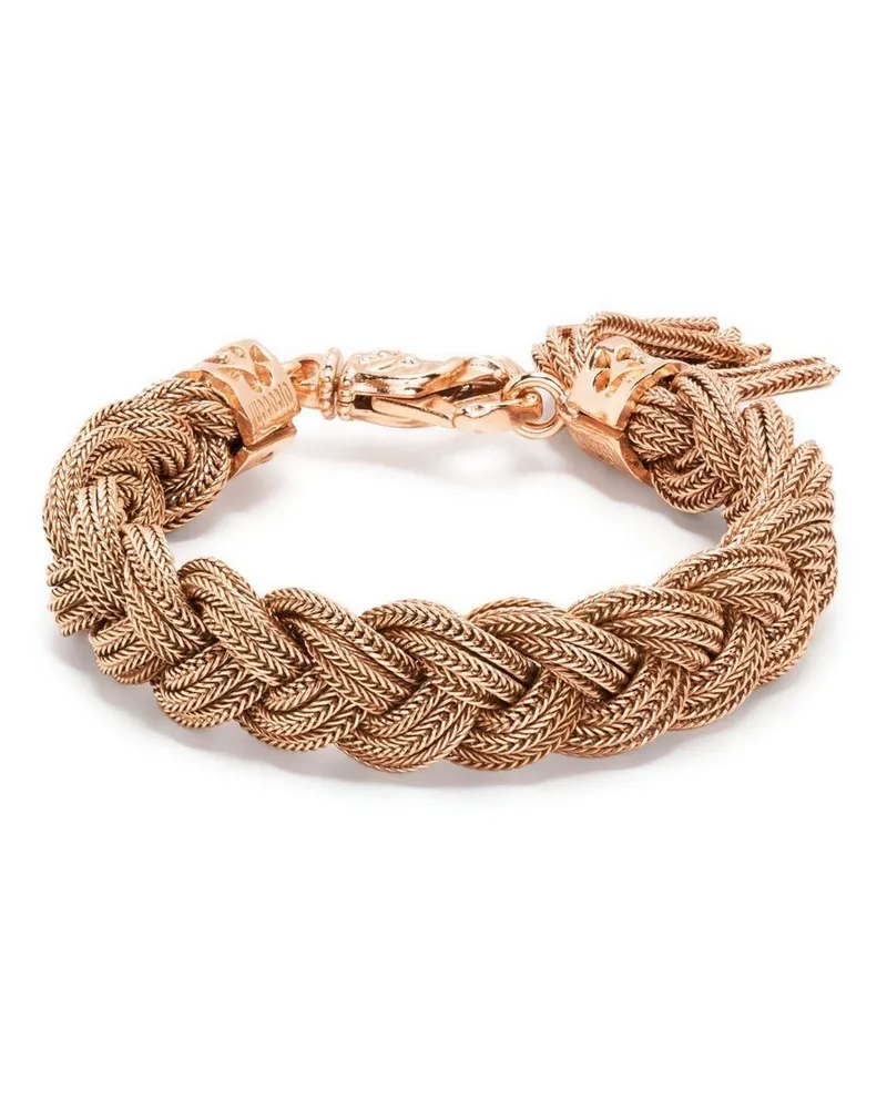 Emanuele Bicocchi Geflochtenes Armband - Rosa Rosa