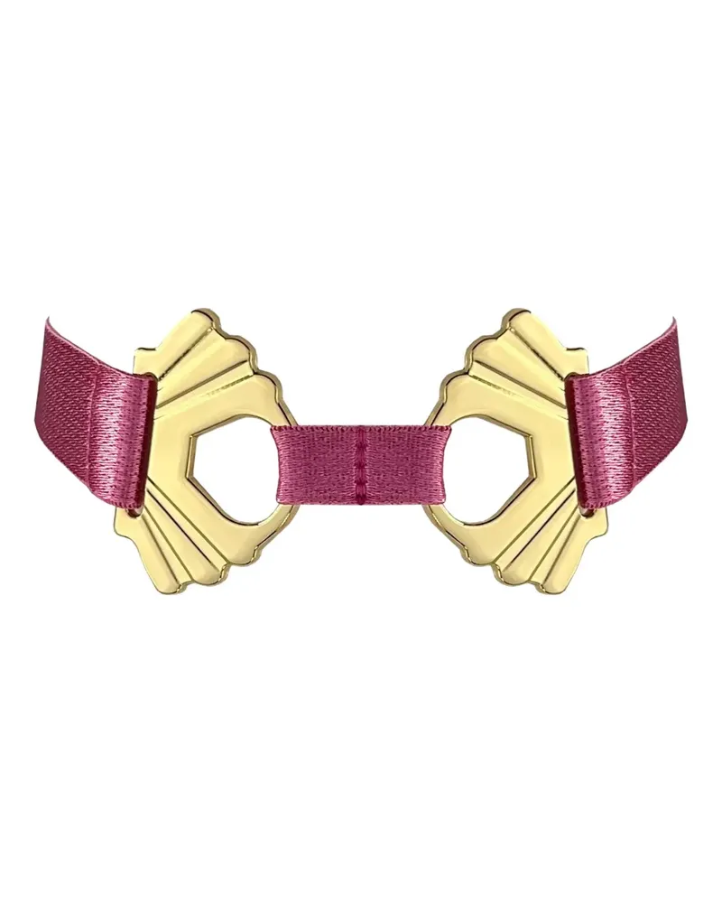 Bordelle Melusina strap collar - Rosa Rosa