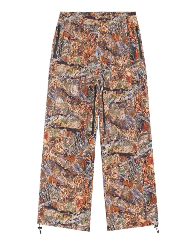 Iuter taped print trousers - Nude Nude