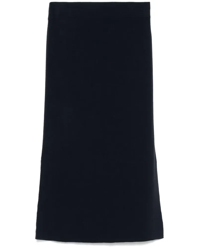 Eric Bompard Midirock mit Seitenschlitz - Blau Blau