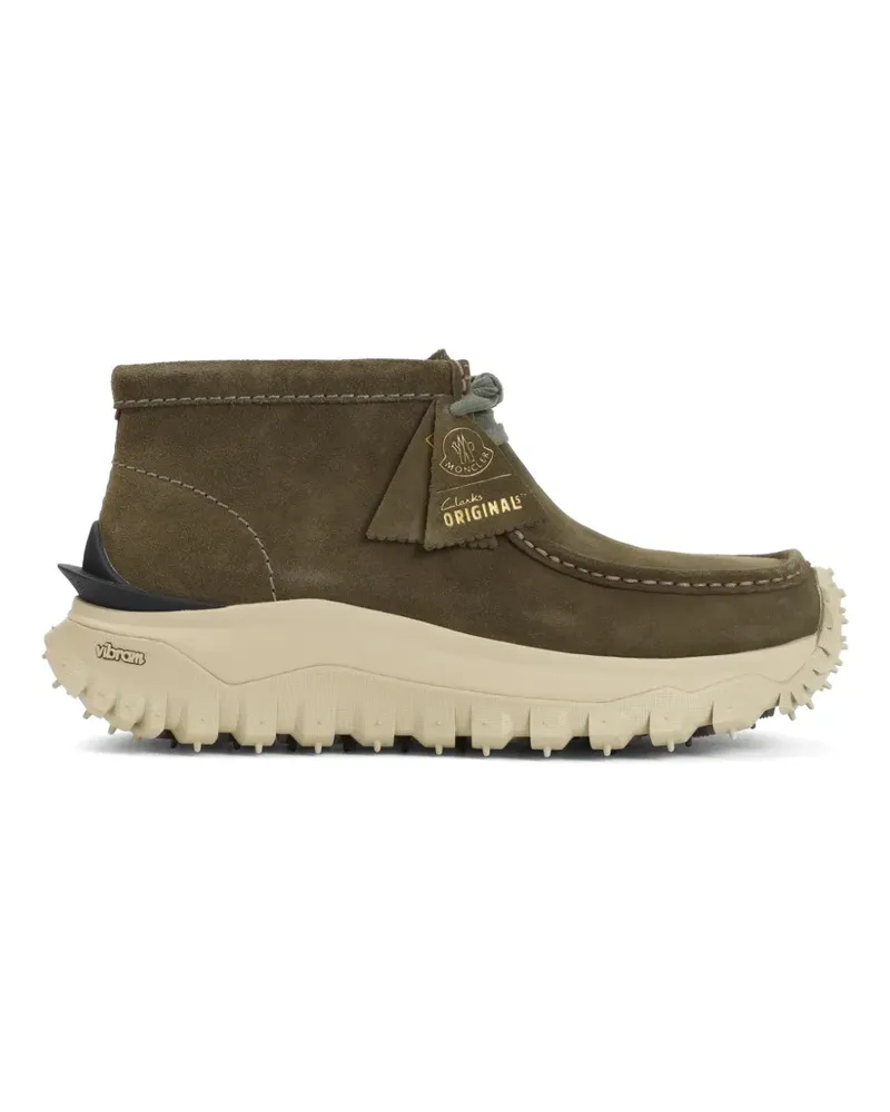 Moncler x Clarks Trailgrip Wallabee boots - Grün Grün