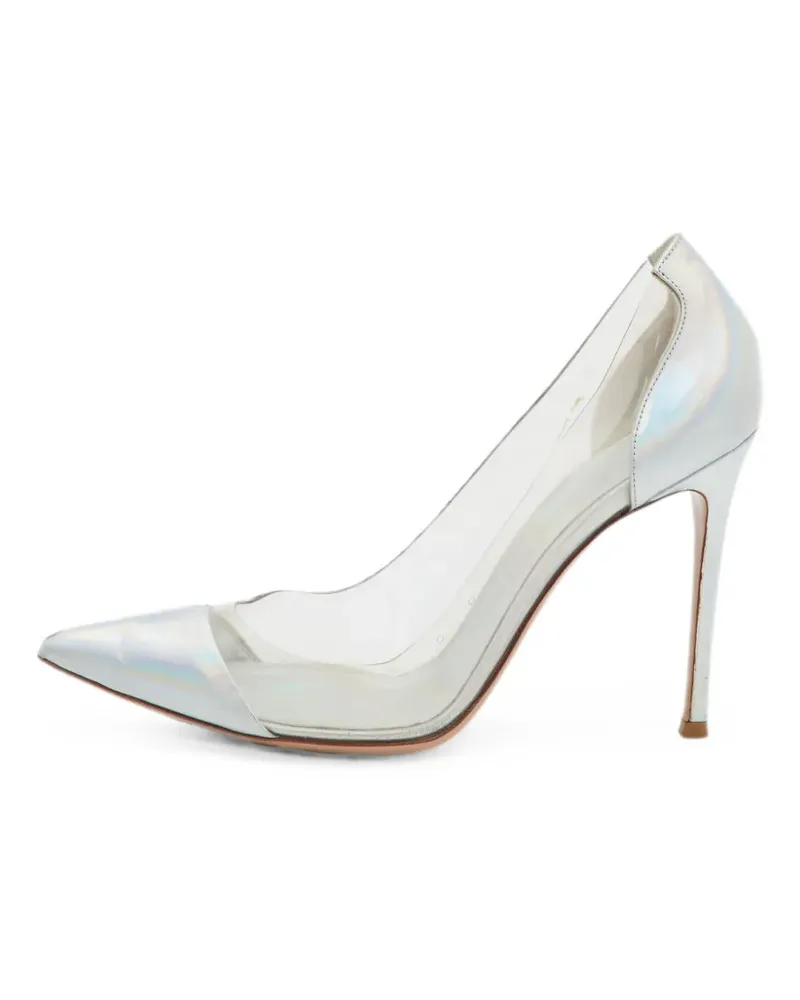 Gianvito Rossi Holografische Plexi Pumps - Silber Silber