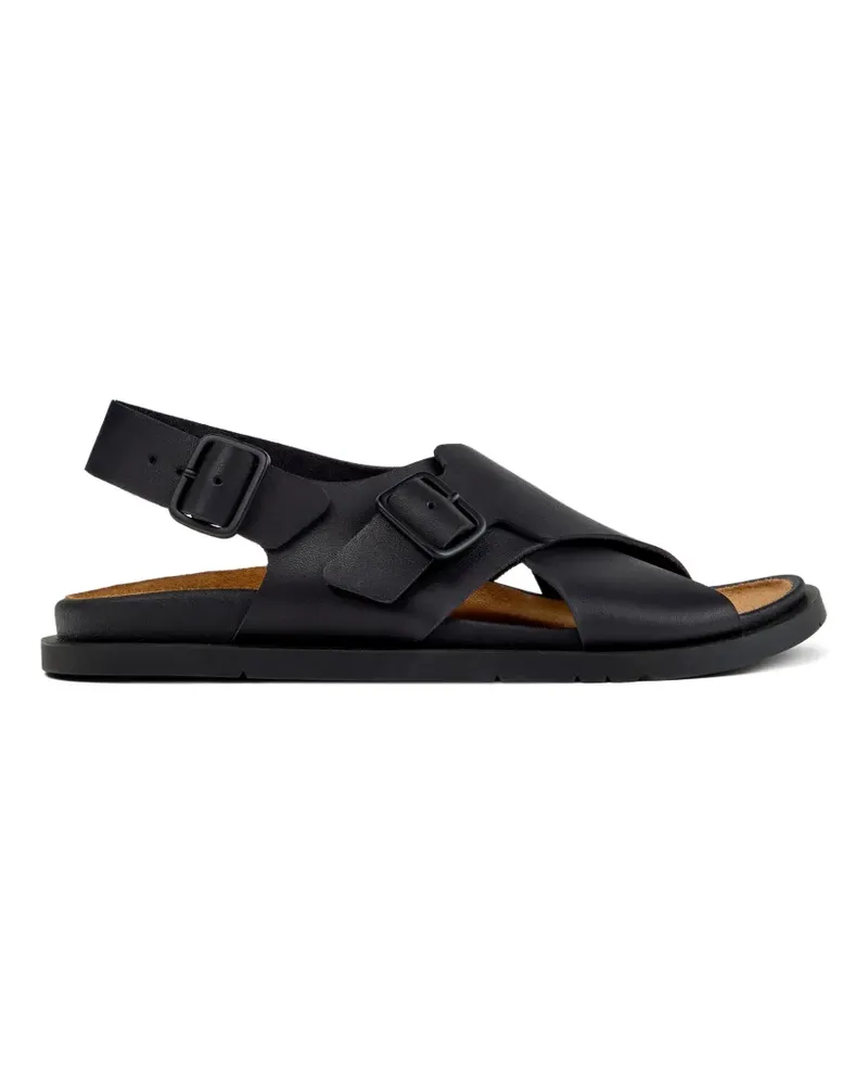 Camper Lluc buckled crossover-strap sandals - Schwarz Schwarz