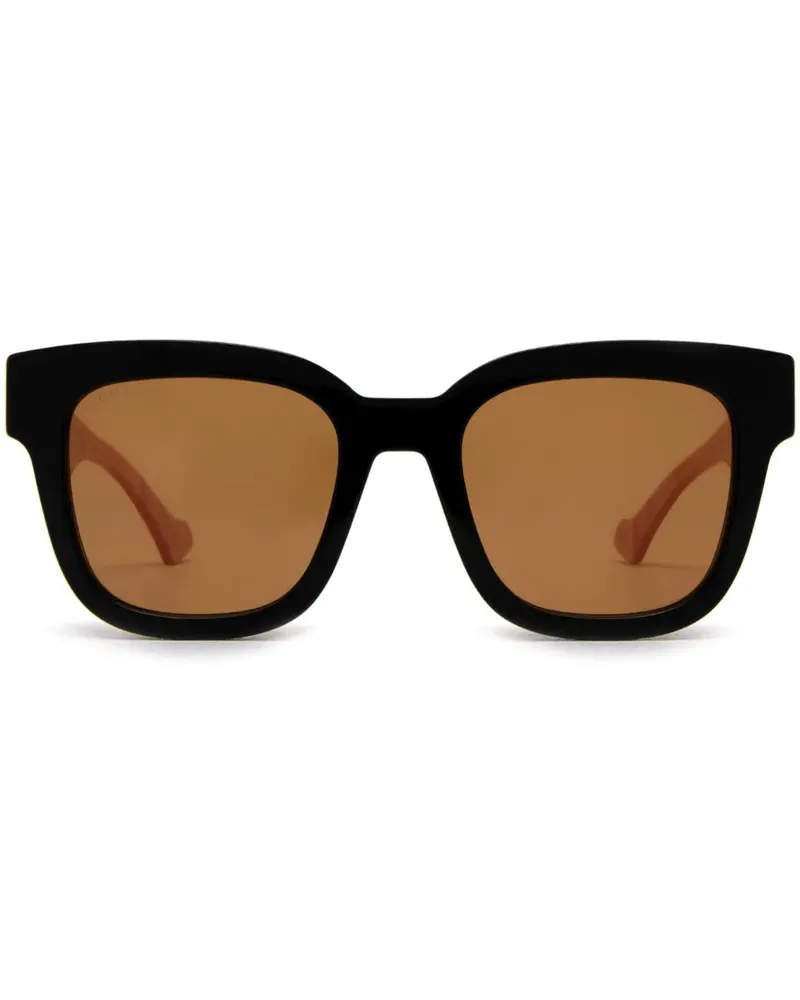 Gucci Sonnenbrille mit eckigem Gestell - Rosa Rosa