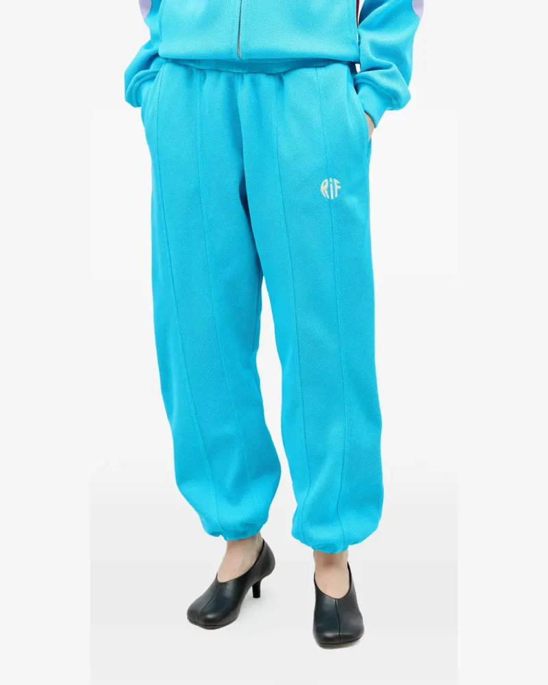 Reward If Found Jogginghose mit Logo-Stickerei - Blau Blau
