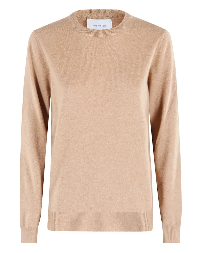 Malo Pullover mit Rundhalsausschnitt - Nude Nude