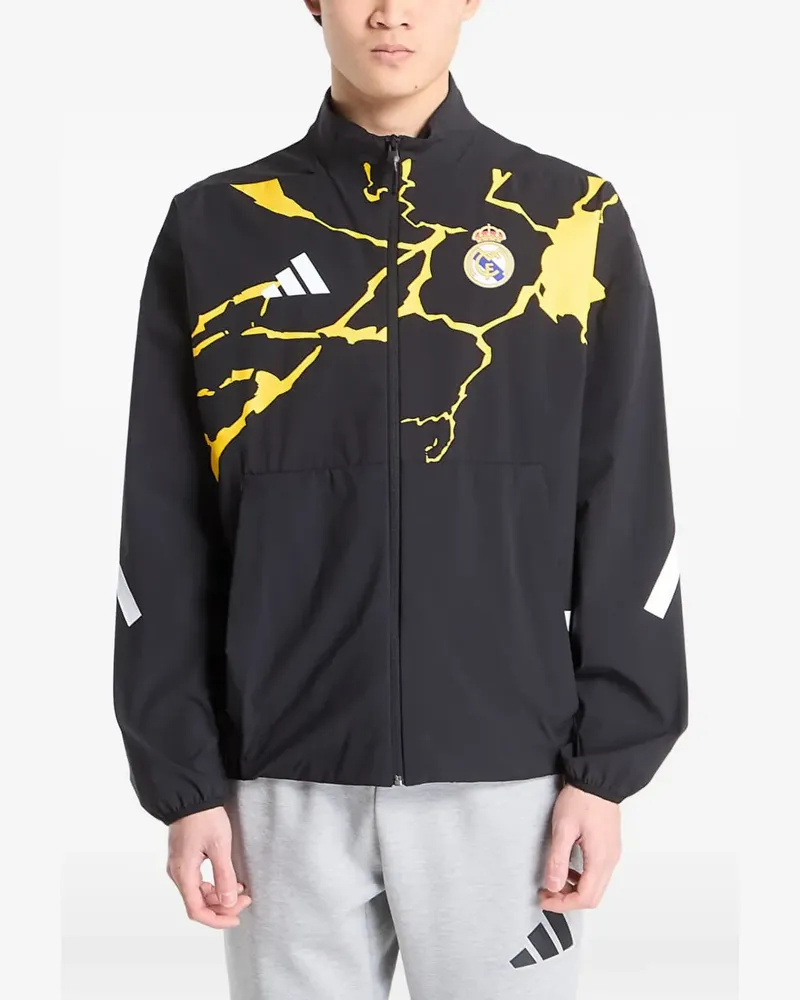adidas x Real Madrid x Marvel Avengers Z.N.E. Anthem Jacke - Schwarz Schwarz