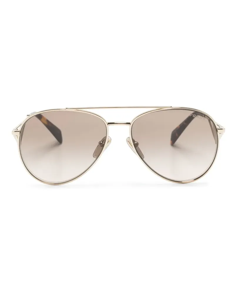 Prada Klassische Pilotenbrille - Gold Gold