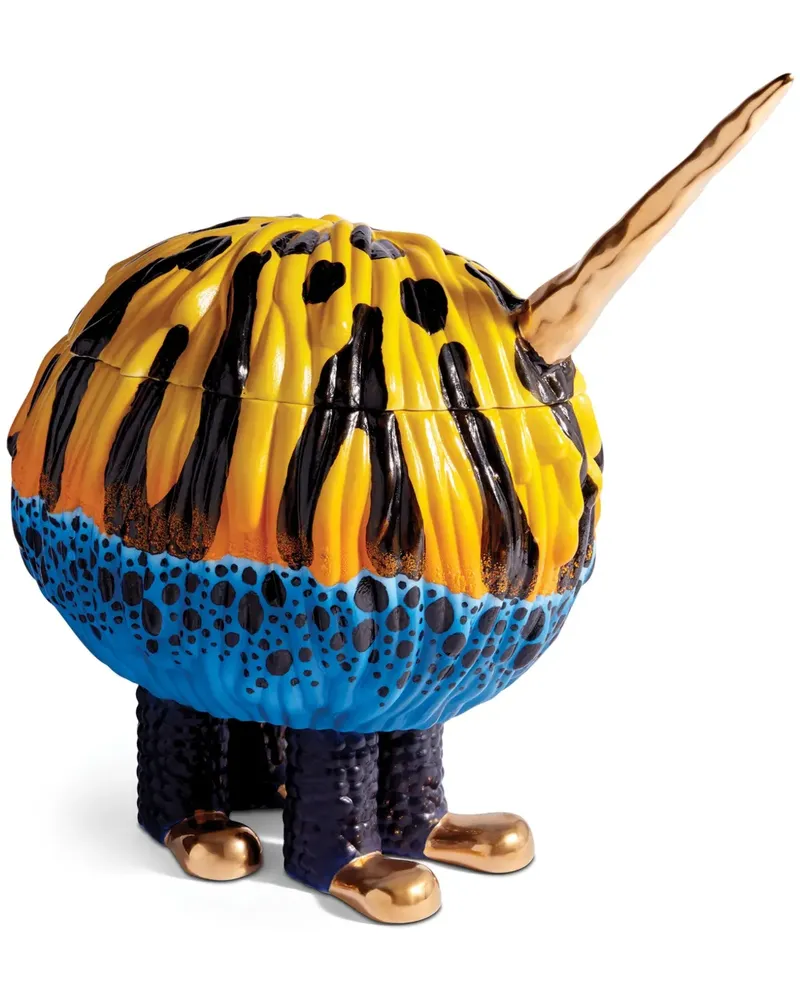 L’OBJET Haas Poison Dart Frog Monster Porzellangefäß - Blau Blau