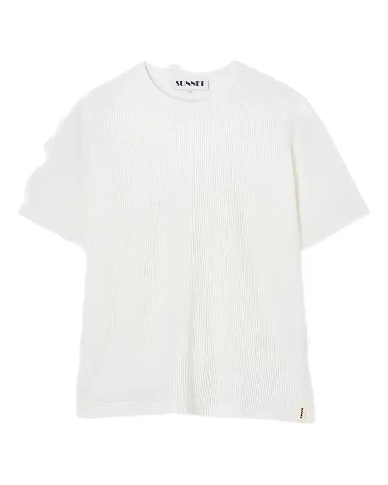 SUNNEI ribbed T-shirt - Weiß Weiß