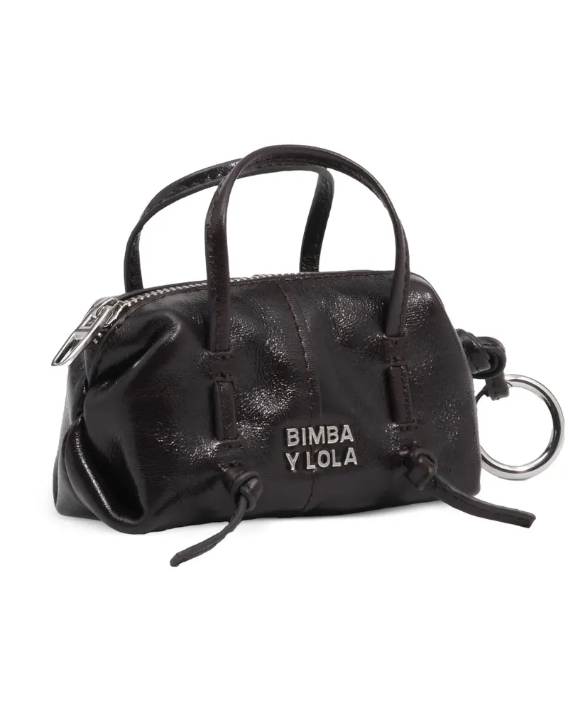 BIMBA Y LOLA Micro Lolita Tasche aus Leder - Braun Braun
