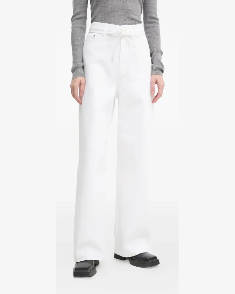 Day Birger et Mikkelsen Straight-Leg-Jeans mit Kordelzug - Weiß Weiß