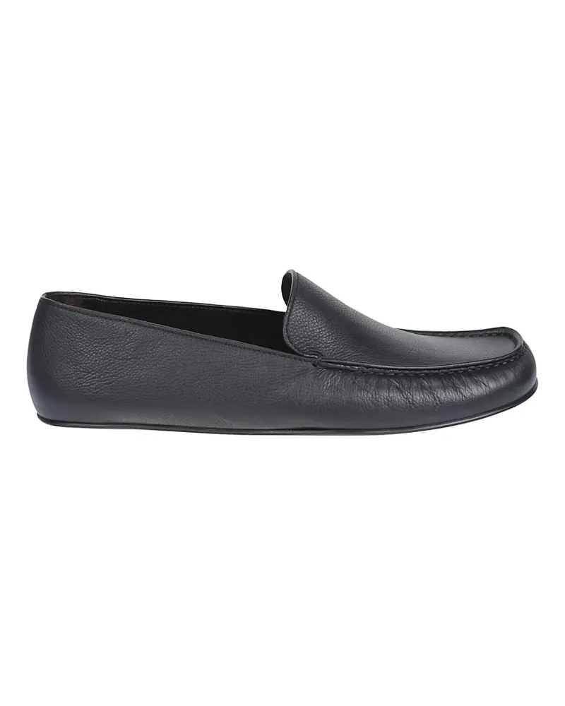 The Row slip-on slippers - Schwarz Schwarz