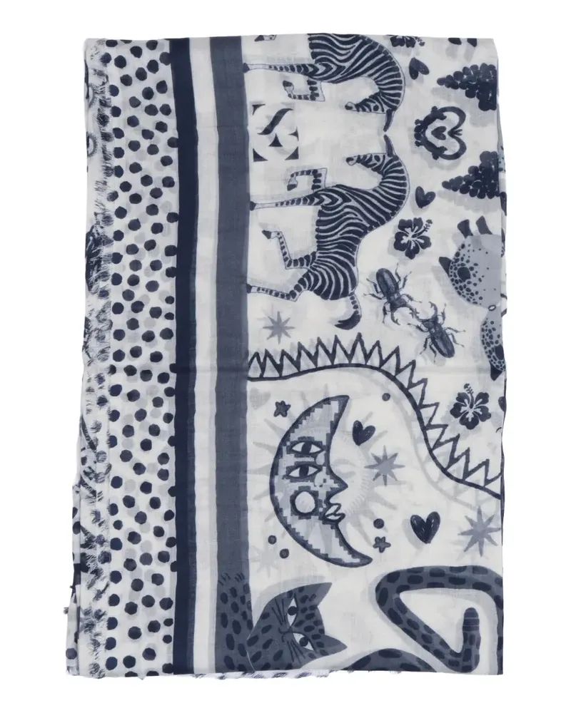 Faliero Sarti x ATT Never Alone scarf - Weiß Weiß
