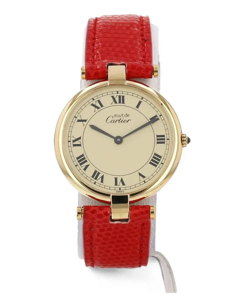 Cartier 1990s Must Vendôme Armbanduhr 30mm - Gold Gold
