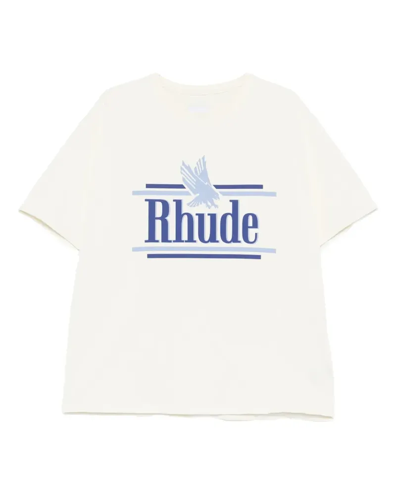 RHUDE crew neck T-shirts - Nude Nude
