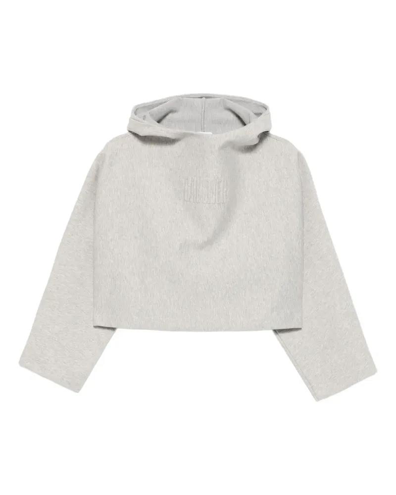 Jean Paul Gaultier Cropped-Hoodie - Grau Grau