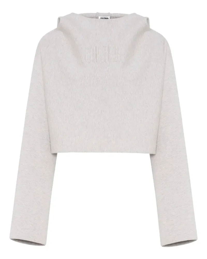 Jean Paul Gaultier Cropped-Hoodie - Grau Grau