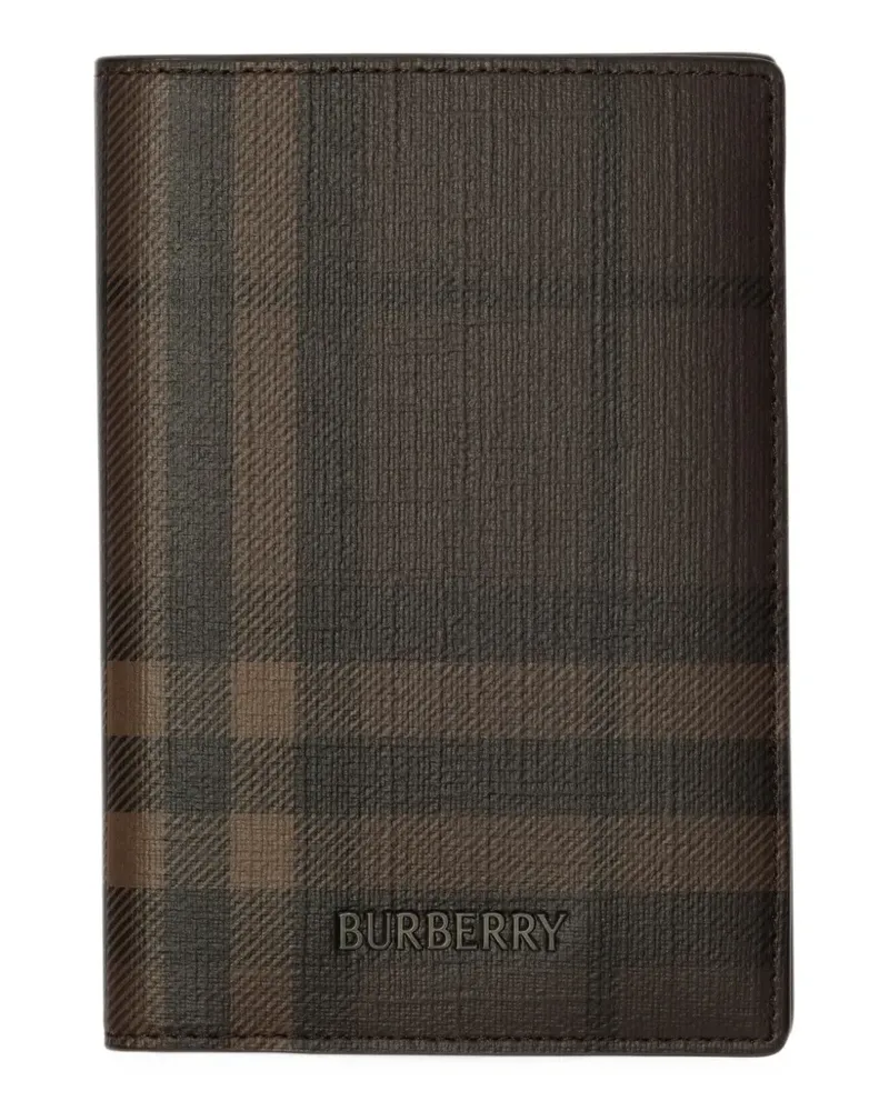 Burberry Pass-Etui mit City Check - Braun Braun