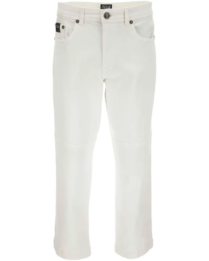 Versace Jeans Jeans mit geradem Bein - Weiß Weiß