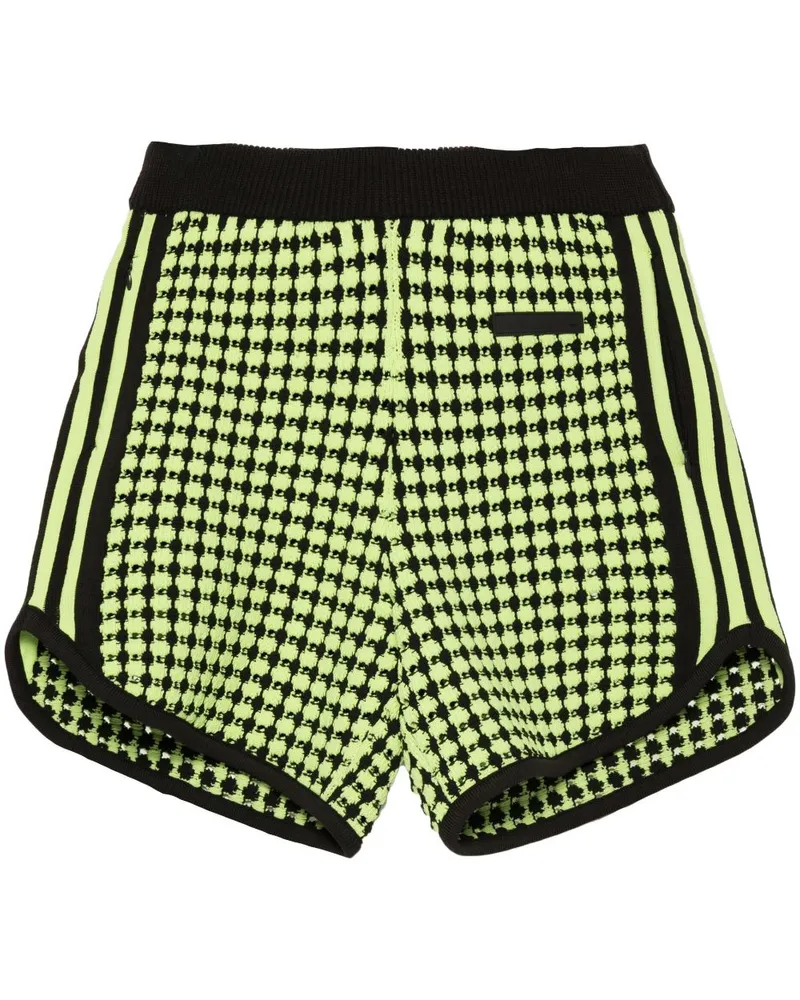 adidas Shorts mit Hahnentrittmuster - Braun Braun
