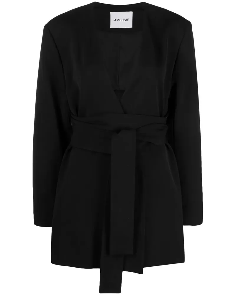 AMBUSH Blazer mit Gürtel - Schwarz Schwarz