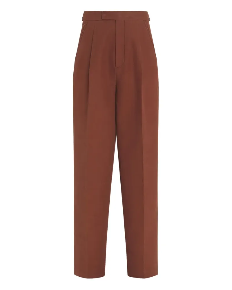Ermenegildo Zegna Oasi Lino Hose - Braun Braun