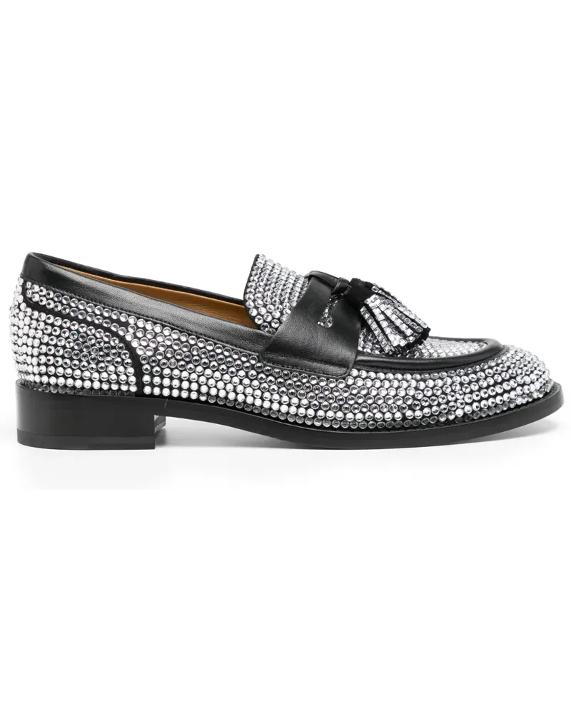 René Caovilla Morgana Loafer - Silber Silber